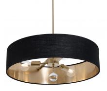  CLNP24MBSB-BKGD - Celine Pendant 24'' Medium Base SB - BKGD shade