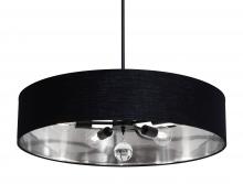  CLNP30MBBK-BKSL - Celine Pendant 30'' Medium Base BK - BKSL shade