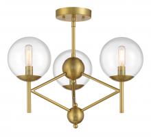 Minka-Lavery 2799-695 - Auresa - 3 Light Semi Flush