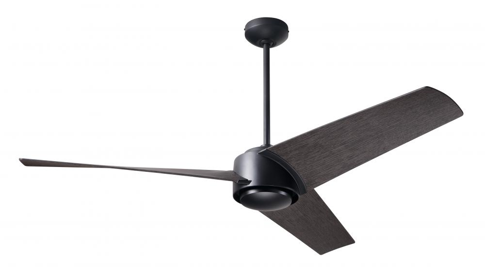 Ambit DC Fan- Matte Black Finish; 56" Ebony Blades; No Light; Remote Control