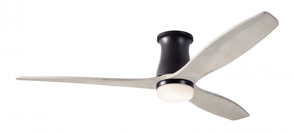 Arbor Flush DC Fan; Dark Bronze Finish; 54" Whitewash Blades; 17W LED; Wall Control