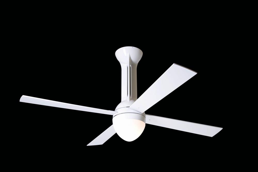 One Light White Ceiling Fan