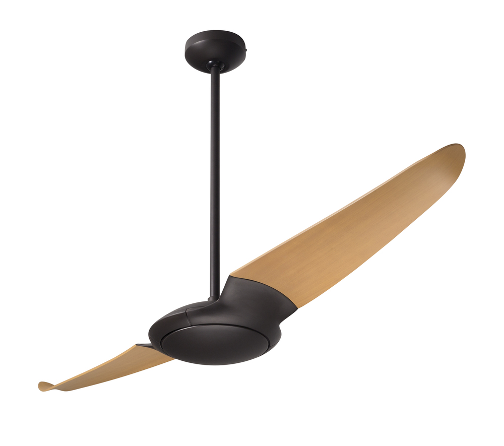 IC/Air (2 Blade ) Fan; Dark Bronze Finish; 56" Maple Blades; No Light; Remote Control