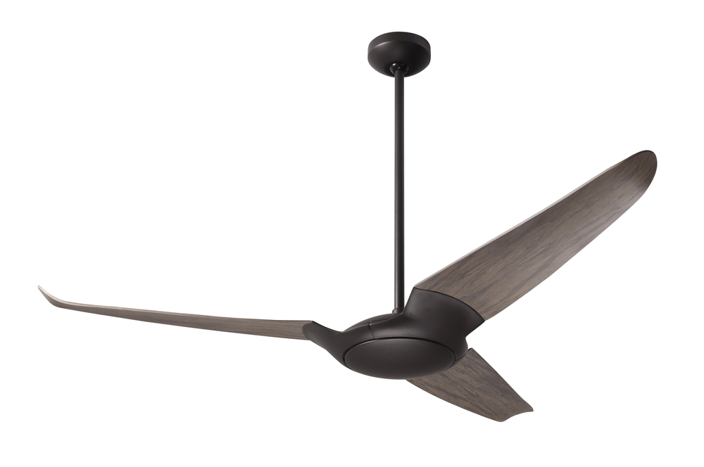 IC/Air (3 Blade ) Fan; Dark Bronze Finish; 56" Graywash Blades; No Light; Remote Control