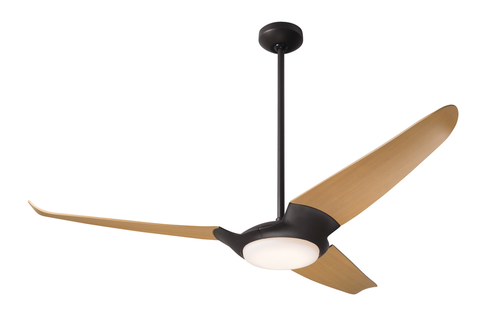 IC/Air (3 Blade ) Fan; Dark Bronze Finish; 56" Maple Blades; 20W LED; Remote Control