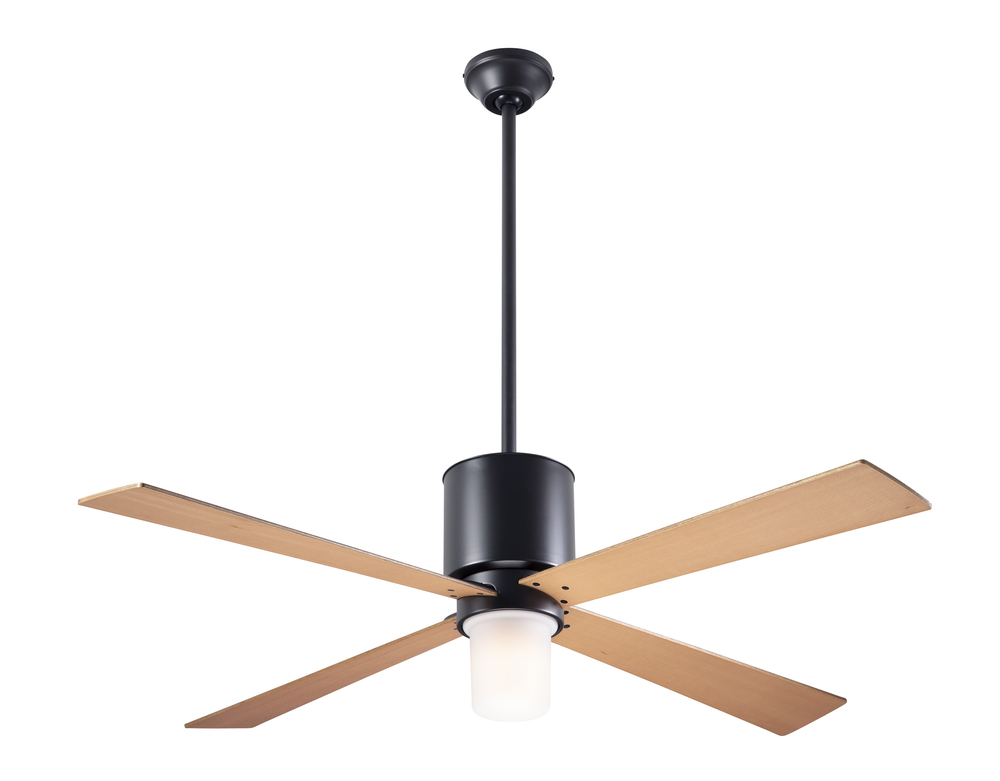 Lapa Fan; Dark Bronze Finish; 50" Maple Blades; 17W LED; Fan Speed and Light Control (2-wire)