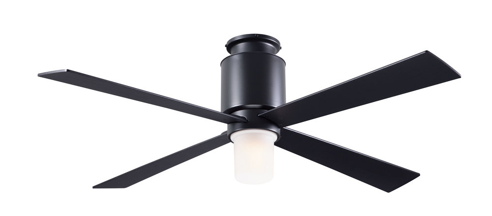 Lapa Flush Fan; Dark Bronze Finish; 50" Black Blades; 17W LED; Handheld Remote Control (2-wire)