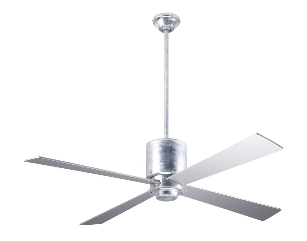 Lapa Fan; Galvanized Finish; 50" Nickel Blades; No Light; Handheld Remote Control (2-wire)