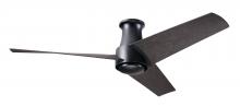 Modern Fan Co. AMB-FM-MB-56-EB-NL-WC - Ambit Flush DC Fan- Matte Black Finish; 56" Ebony Blades; No Light; Wall Control