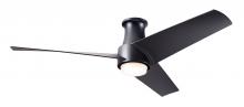 Modern Fan Co. AMB-FM-MB-56-MB-870-CC - Ambit Flush DC Fan- Matte Black Finish; 56" Matte Black Blades; 17W LED (Matte Black Trim)