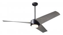 Modern Fan Co. AMB-MB-56-GY-870-CC - Ambit DC Fan- Matte Black Finish; 56" Graywash Blades; 17W LED (Matte Black Trim)