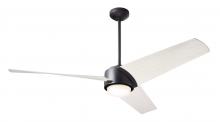 Modern Fan Co. AMB-MB-56-WW-870-RC - Ambit DC Fan- Matte Black Finish; 56" Whitewash Blades; 17W LED (Matte Black Trim)