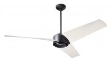 Modern Fan Co. AMB-MB-56-WW-NL-WC - Ambit DC Fan- Matte Black Finish; 56" Whitewash Blades; No Light; Wall Control