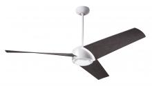 Modern Fan Co. AMB-MW-56-EB-NL-RC - Ambit DC Fan- Matte White Finish; 56" Ebony Blades; No Light; Remote Control