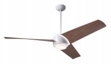 Modern Fan Co. AMB-MW-56-MG-870-CC - Ambit DC Fan- Matte White Finish; 56" Mahogany Blades; 17W LED (Matte White Trim)