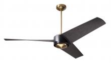 Modern Fan Co. AMB-SBMB-56-EB-NL-CC - Ambit DC Fan- Satin Brass/Matte Black Finish; 56" Ebony Blades; No Light