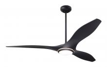 Modern Fan Co. BRI-MB-56-670-RC - IC/Brisa DC Fan- Matte Black Finish; 56" Matte Black Blades; 17W LED (Matte Black Trim)