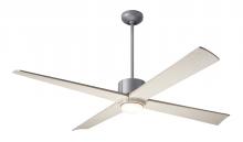 Modern Fan Co. NOU-GTMB-56-WW-271-RC - Nouveau DC Fan; Graphite Finish w/ Matte Black; 56" Whitewash Blades; 17W LED; Remote Control