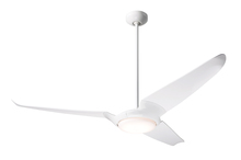 Modern Fan Co. IC3-GW-56-WH-570-CC - IC/Air (3 Blade ) Fan; Gloss White Finish; 56" White Blades; 20W LED; Wall/Remote Combo Control