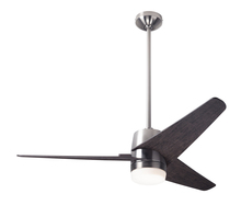 Modern Fan Co. VEL-BN-48-EB-853-RC - Velo DC Fan; Bright Nickel Finish; 48" Ebony Blades; 17W LED; Handheld Remote Control