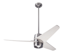 Modern Fan Co. VEL-BN-48-WW-NL-RC - Velo DC Fan; Bright Nickel Finish; 48" Whitewash Blades; No Light; Handheld Remote Control