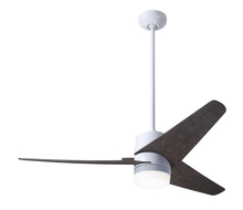 Modern Fan Co. VEL-GW-48-EB-853-CC - Velo DC Fan; Gloss White Finish; 48" Ebony Blades; 17W LED; Wall/Remote Combo Control