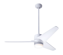 Modern Fan Co. VEL-GW-48-DK-853-RC - Velo DC Fan; Gloss White Finish; 48" Dark Blades; 17W LED; Handheld Remote Control