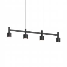 Sonneman 1784.25-CYL - 4-Light Linear Pendant w/Drum Shades