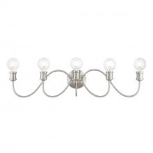  16575-91 - 5 Light Brushed Nickel Large Vanity Sconce