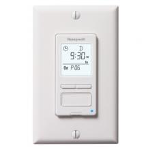 Aura Electric AUBT1072-3W - Honeywell RPLS540A1002/U ECONOSwitch Programmable Light Switch Timer (White)