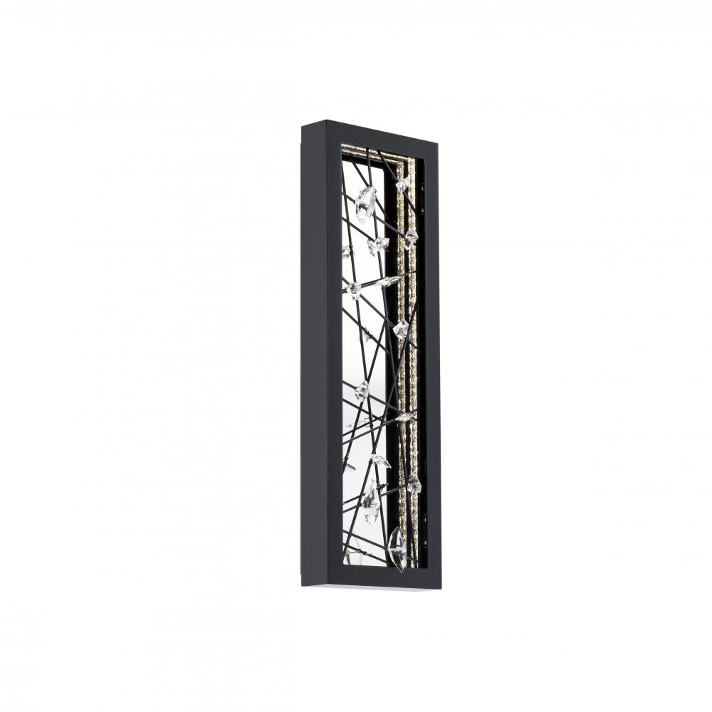 Dreamcatcher 18in LED 3000K/3500K/4000K 120V-277V Outdoor Wall Sconce in Black