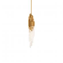 Schonbek Beyond BPD65419-AB - Organza 19in 120/277V LED Pendant in Aged Brass with Optic Haze Quartz