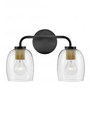 Lark Canada 85012BK - Small Two Light Vanity