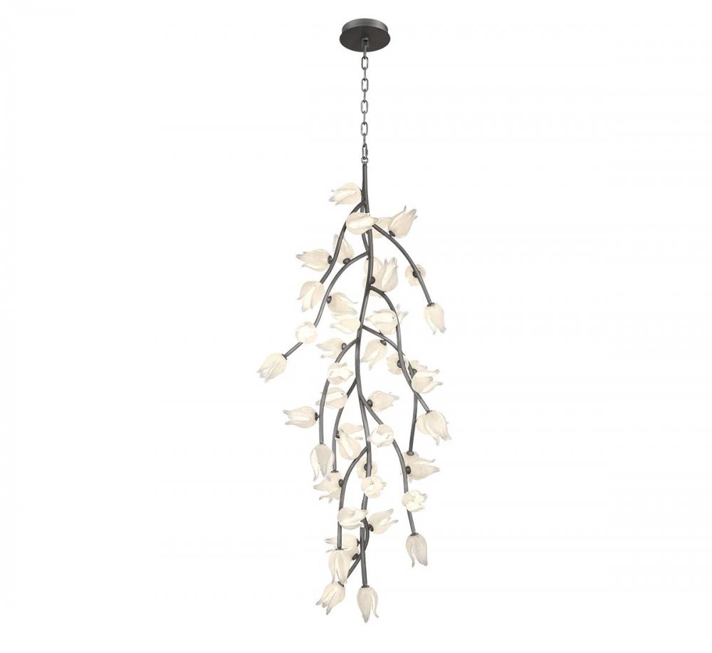 Belluno, 48 Light LED Grand Chandelier, Brushed Vintage Grey