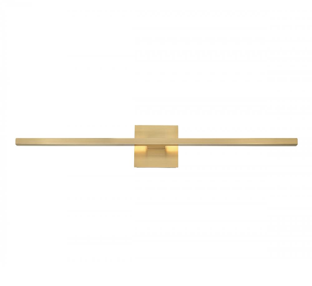 Ragusa, Large LED Wall Mount, Soft Brass