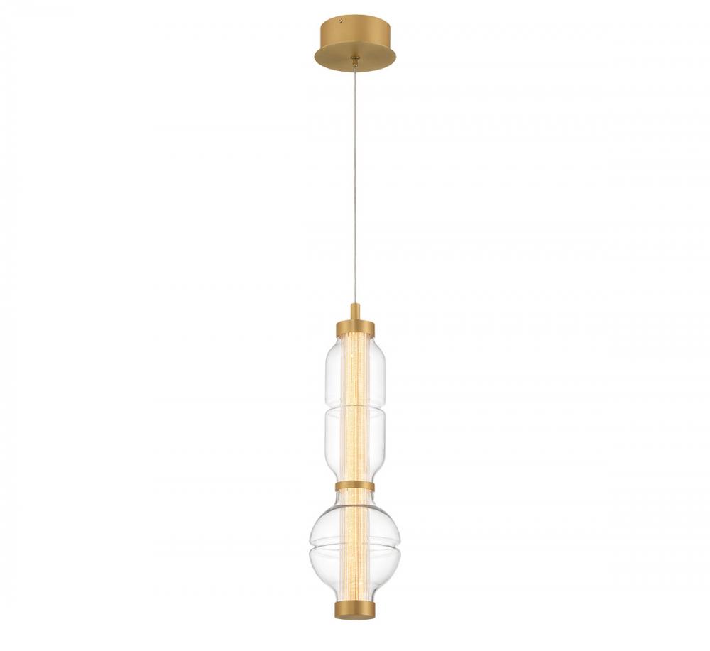 Milazzo, Pendant, Antique Brass