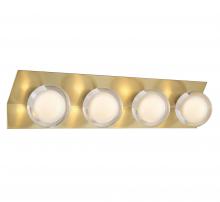 Lib & Co. CA 10122-05 - Vinci, 4 Light LED Wall Mount, Soft Brass