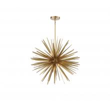 Lib & Co. CA 10128-05 - Trapani, 7 Light Chandelier, Soft Brass