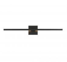 Lib & Co. CA 10131-06 - Ragusa, Large LED Wall Mount, Metallic Black