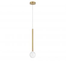 Lib & Co. CA 10142-07 - Positano, 1 Light LED Pendant, Plated Brushed Gold