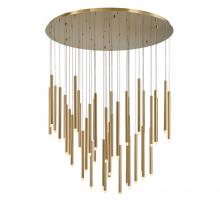 Lib & Co. CA 10147-07 - Amalfi, 44 Light Round LED Chandelier, Plated Brushed Gold