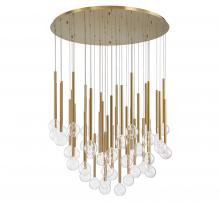 Lib & Co. CA 10148-07 - Positano, 44 Light Round LED Chandelier, Plated Brushed Gold