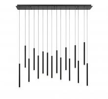 Lib & Co. CA 10151-02 - Amalfi, 16 Light Linear LED Chandelier, Matte Black