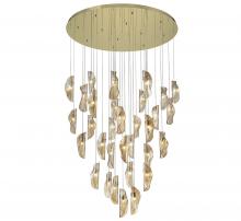 Lib & Co. CA 10169-018-07 - Sorrento, 32 Light LED Grand Chandelier, Amber, Gold Canopy