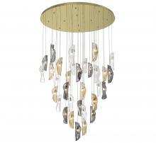 Lib & Co. CA 10169-023-07 - Sorrento, 32 Light LED Grand Chandelier, Mixed, Gold Canopy