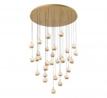 Lib & Co. CA 10206-030 - Baveno, 31 Light LED Grand Chandelier, Painted Antique Brass