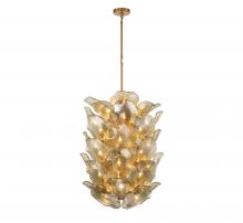 Lib & Co. CA 12057-037 - Corato, 40 Light Grand Chandelier, Brushed Brass