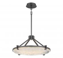 Lib & Co. CA 12102-032 - Raffinato, Large LED Chandelier, Brushed Gunmetal