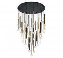 Lib & Co. CA 12112-023 - Soffio, 44 Light Round LED Chandelier, Mixed