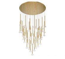 Lib & Co. CA 12112-07 - Soffio, 44 Light Round LED Chandelier, Plated Brushed Gold